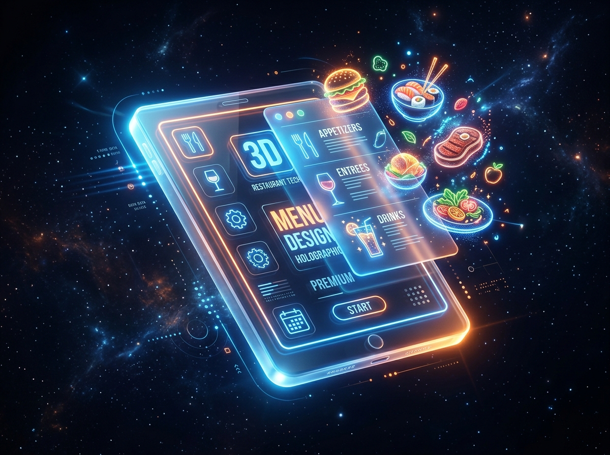 3D Menu Design Project